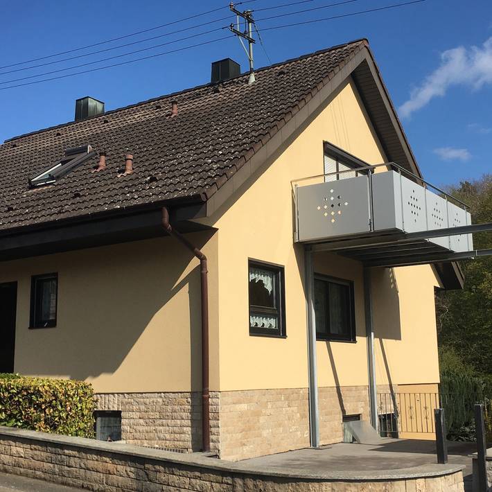 Ferienwohnung für 3 Personen, mit Balkon und Balkon/Terrasse sowie Garten