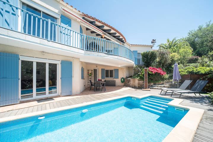 Ferienwohnung für 5 Personen, mit Balkon und Terrasse sowie Garten und Pool in Céret