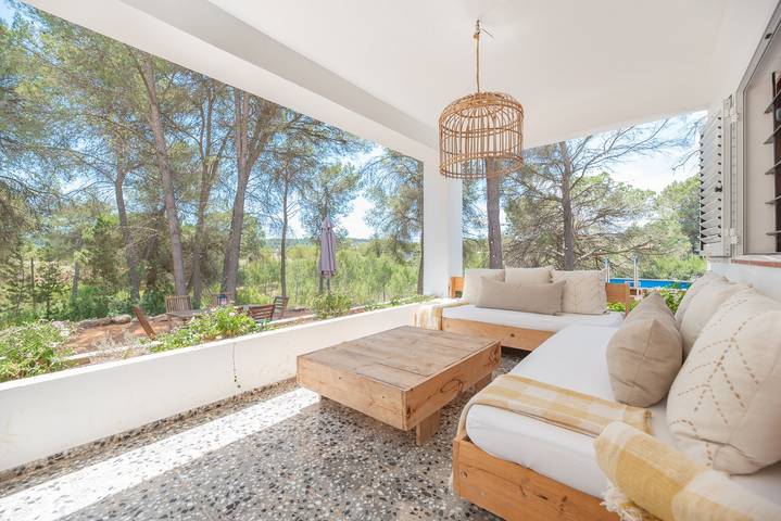 Casa rural para 7 personas, con jardín además de terraza y piscina para niños, Se admiten mascotas en Santa Eulària des Riu - 3