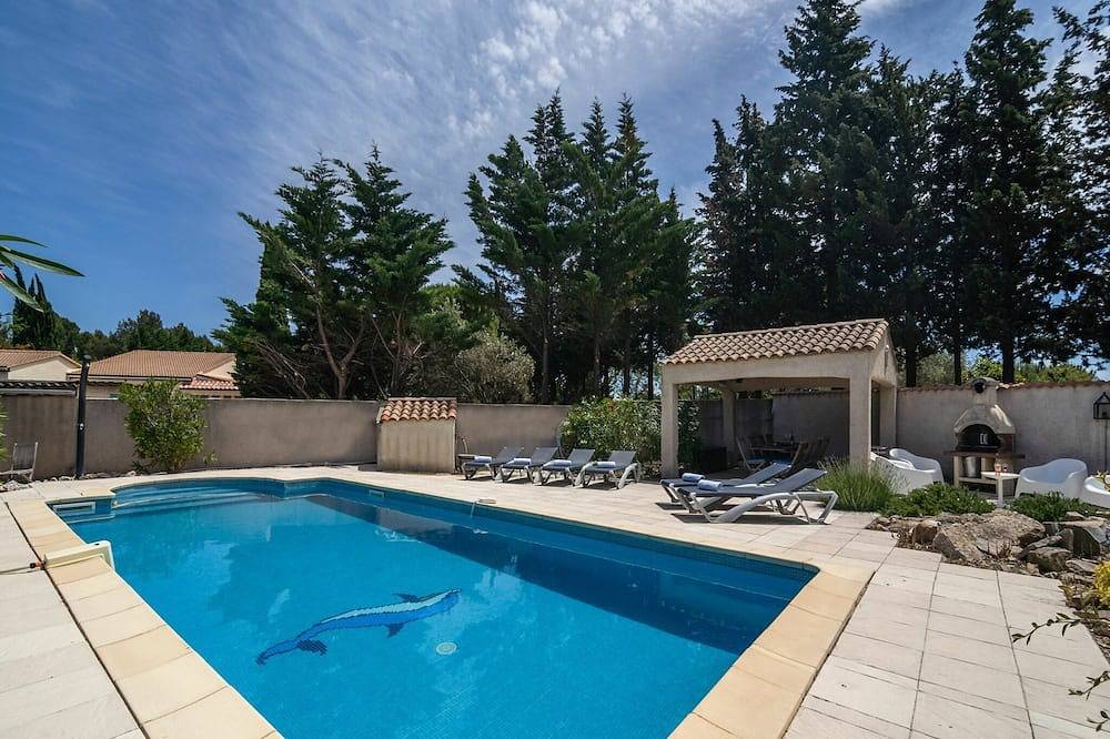 Villa in Pouzols mit Pool und Weinbergen in Pouzols-Minervois, Mittelmeerküste (Frankreich)