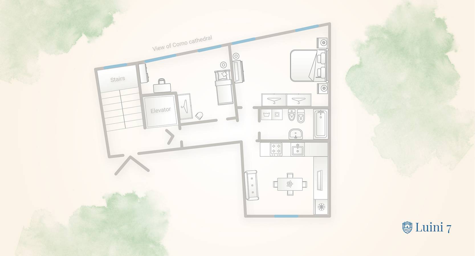 Apartamento entero, Luini 7 in Como, Lago de Como