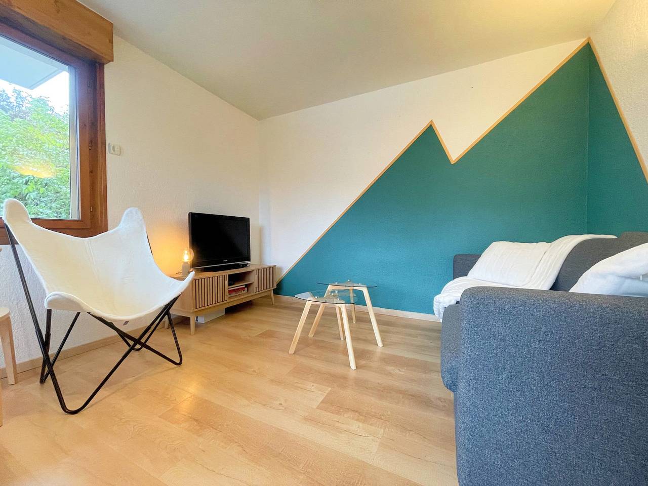 Appartement entier, Charmant appartement rénové au cœur de Samoëns, proche skibus in Samoëns, Région de Bonneville