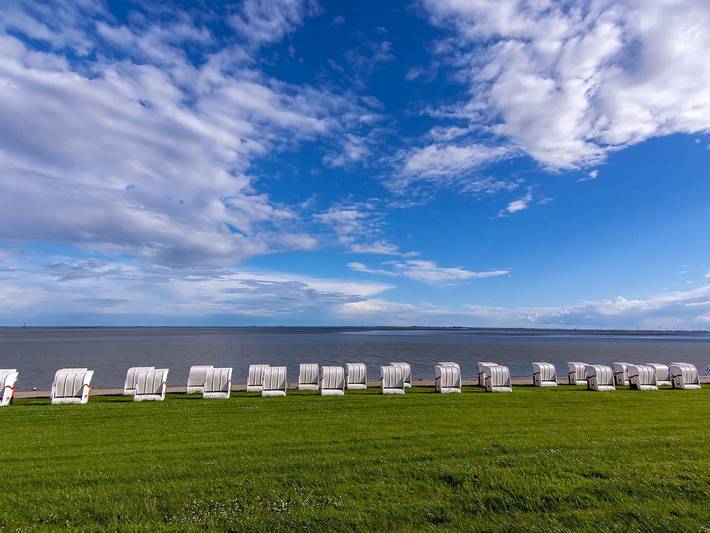 Ferienwohnung für 3 Personen, mit Balkon und Garten sowie Ausblick am Jadebusen - 3