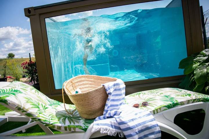 Casa rural con piscina para 2 personas, con Terraza además de Jardín y Piscina en Serranía de Cuenca - 2