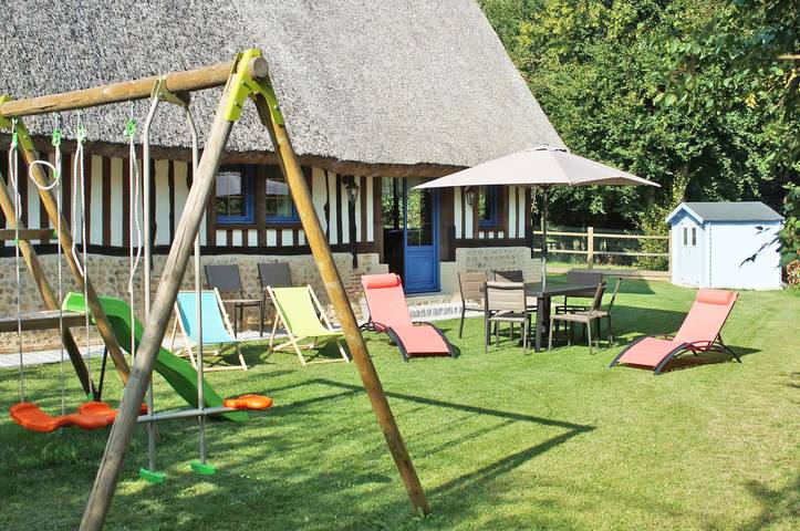 Gîte pour 6 personnes, avec jardin à Saint-Martin-du-Bec