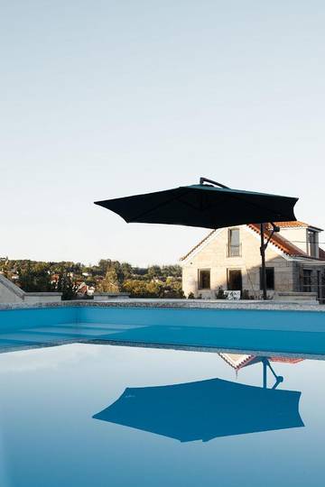 Gîte pour 10 personnes, avec jardin ainsi que piscine et vue dans Carregal do Sal