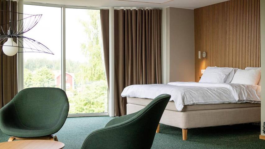 Hotell för 2 Personer, med Terass samt Trädgård och Pool och Bastu i Skellefteå