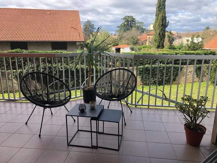 Appartement de vacances pour 2 personnes, avec jardin