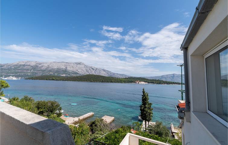 Ganze Ferienwohnung, Gemütliche 1-Zimmer-Wohnung mit Terrasse, WLAN und Parkplatz in Strandnähe in Lumbarda, Korcula