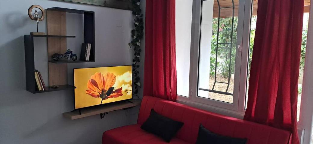 Appartement de vacances pour 3 personnes, avec jardin et vue