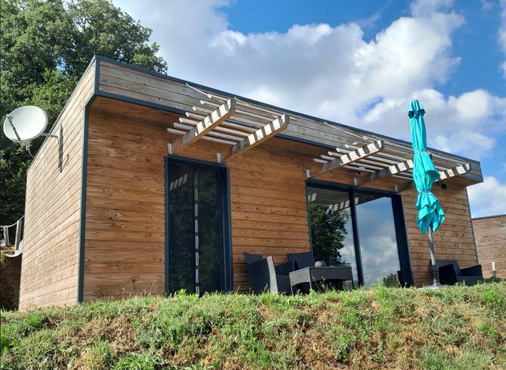 Chalet pour 4 personnes, avec Terrasse et Jardin
