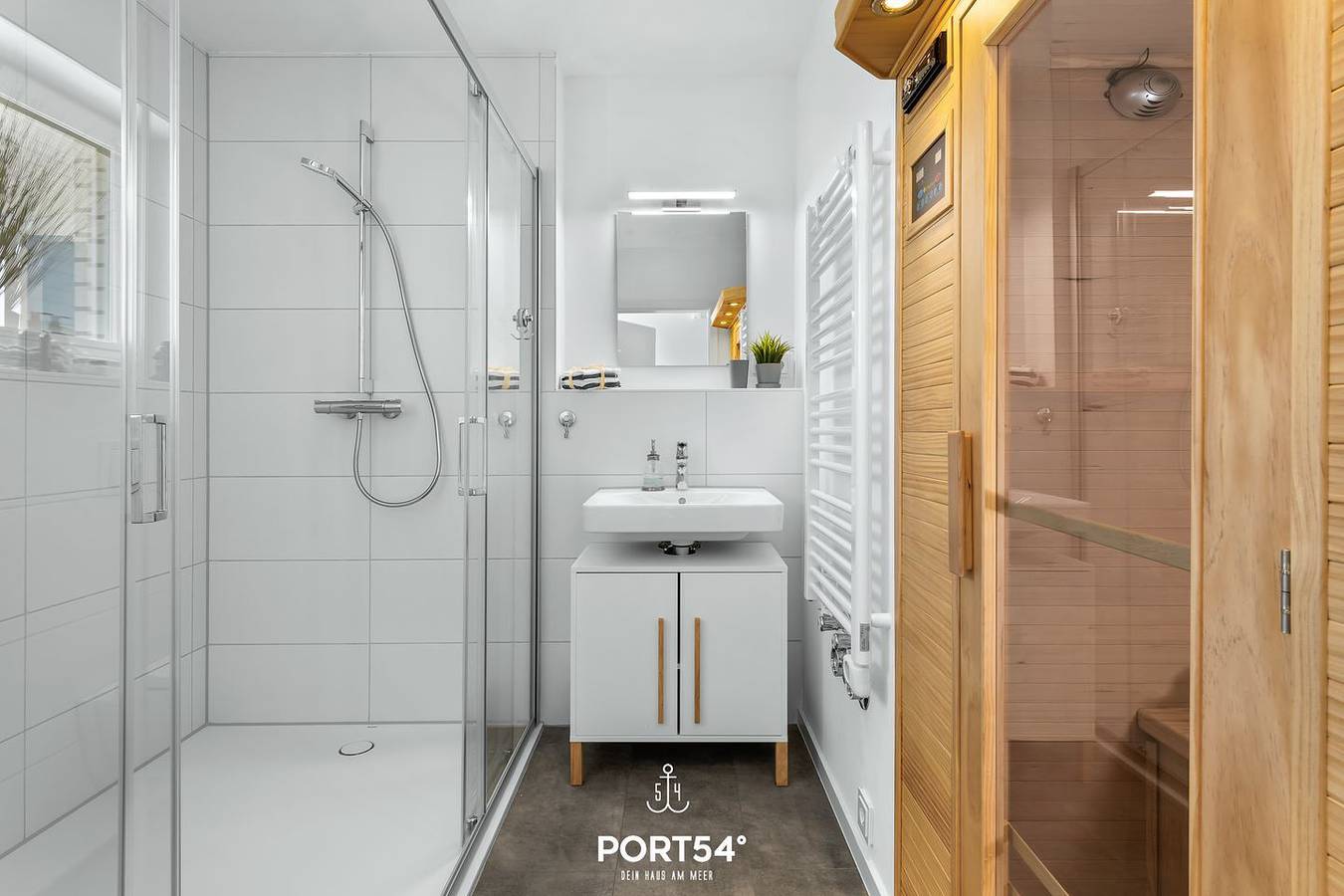 Ganze Wohnung, Kleine Perle -  Infrarotsauna, Kamin, Vollbad, Terrasse, Nordsee- und Strandnah in Büsum, Dithmarschen