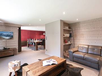 Gîte pour 8 personnes, avec balcon et sauna dans Gare De Chamonix Mont Blanc