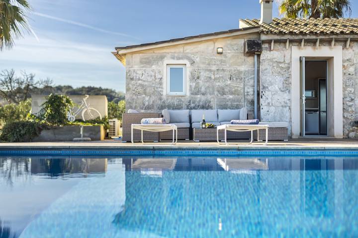 Ländliche Villa Torradeta mit Infinity Pool, Garten, Terrasse, A/C und Wlan in Muro, Mallorca Norden