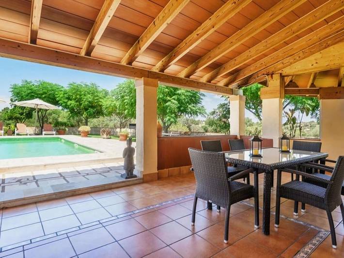 Finca auf Mallorca mit Pool und Aussicht in Son Macia, Manacor