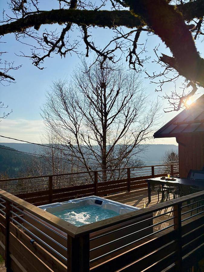 Chalet Cimebleu Spa & Sauna in Basse-sur-le-Rupt, Parc naturel régional des Ballons des Vosges