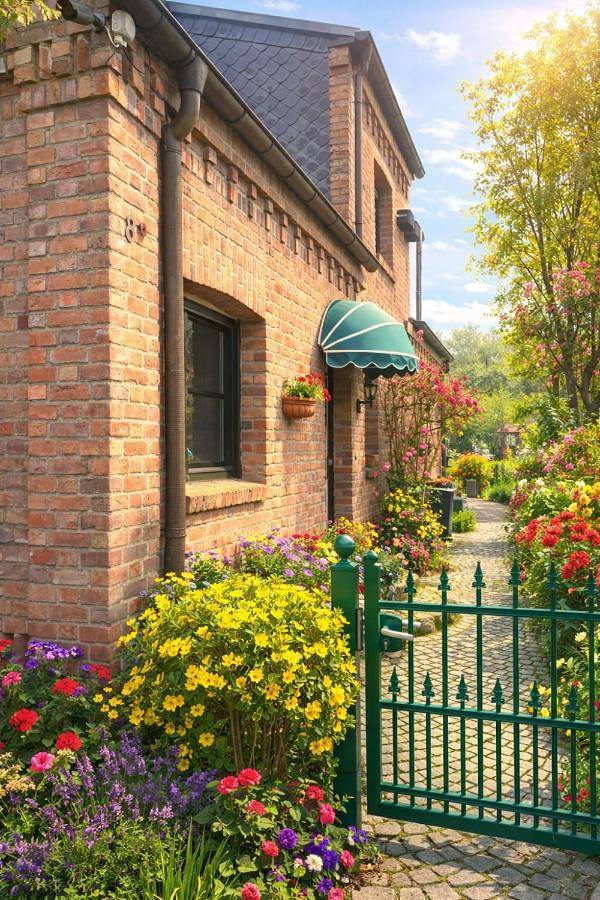 Ferienhaus für 4 Personen, mit Garten und Ausblick in Rees