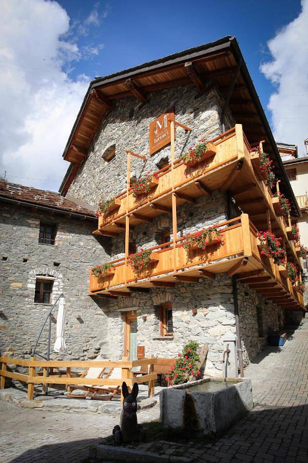 Maison d’hôte pour 2 personnes, avec Terrasse et Jardin ainsi que Sauna et Vue à Comune di Saint-Rhémy-en-Bosses