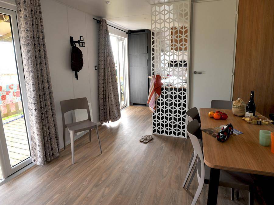 Camping Les Arches - Mobilheim 6 personen - Mobile Home Grand Large in Saint-Jean-le-Centenier, Ardèche