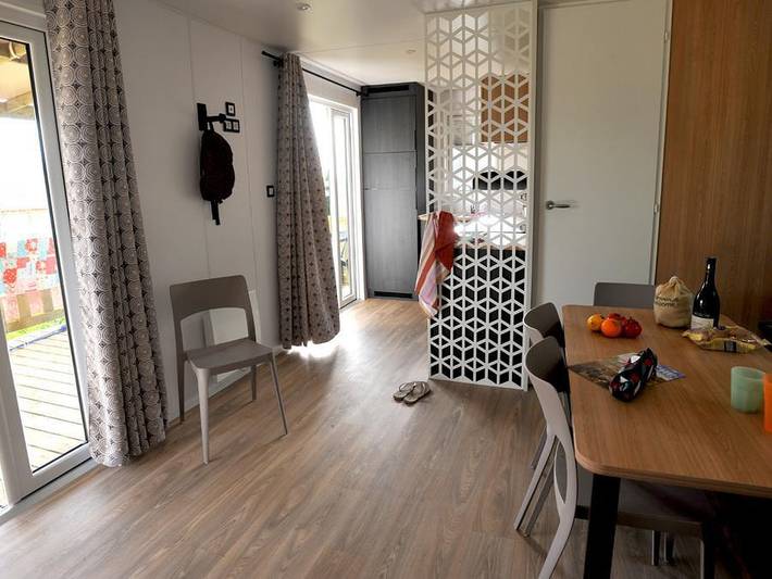 Camping Les Arches - Mobilheim 6 personen - Mobile Home Grand Large in Saint-Jean-le-Centenier, Ardèche