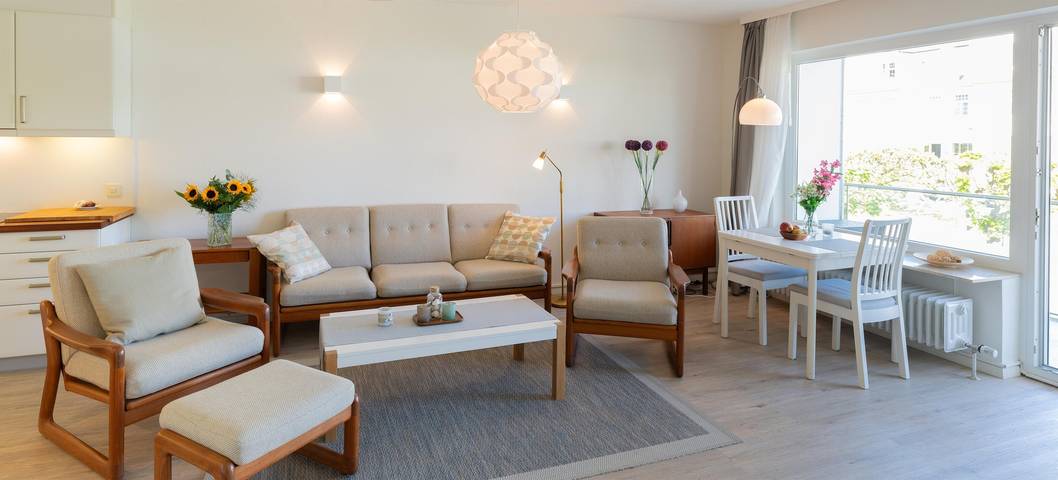 Apartament wakacyjny dla 2 osób, z balkon w Zatoka Lubecka