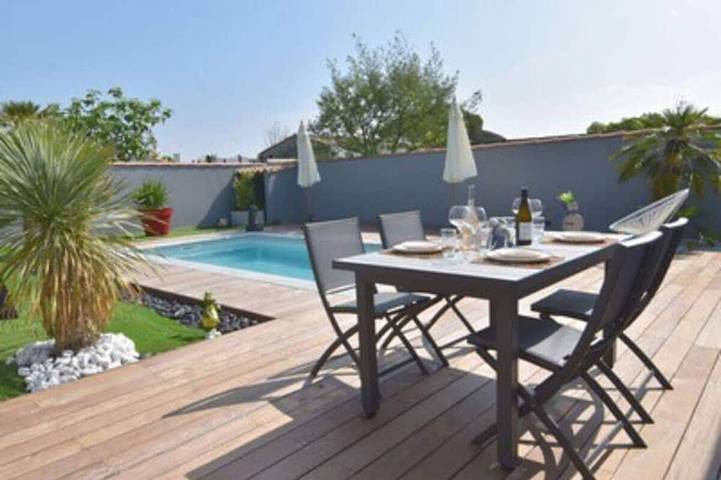 Maison de vacances pour 6 personnes, avec piscine et jardin - 1