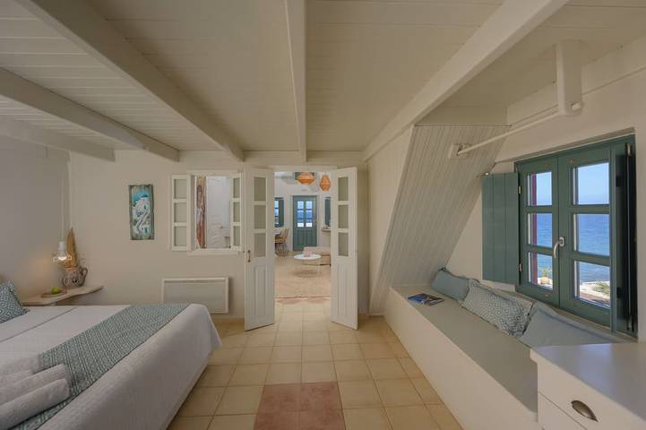 Michelangelo Beach Villa with Sea View in Santorini