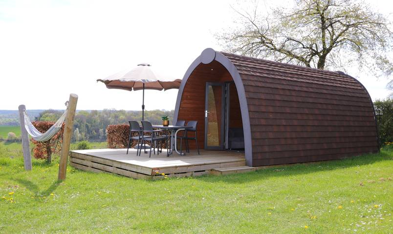 Glamping for 2 people, with terrace and balcony/terrace in The Netherlands