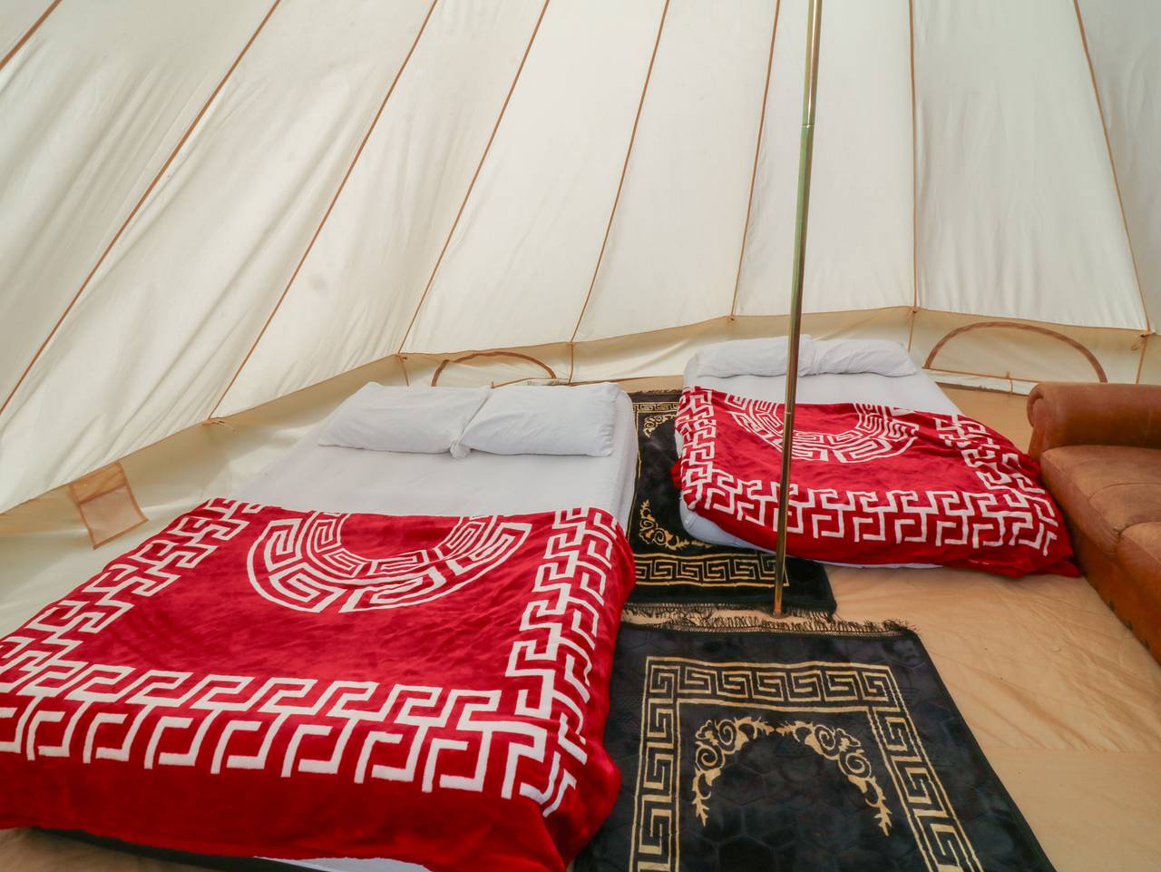Bell Tent Two in Derbyshire