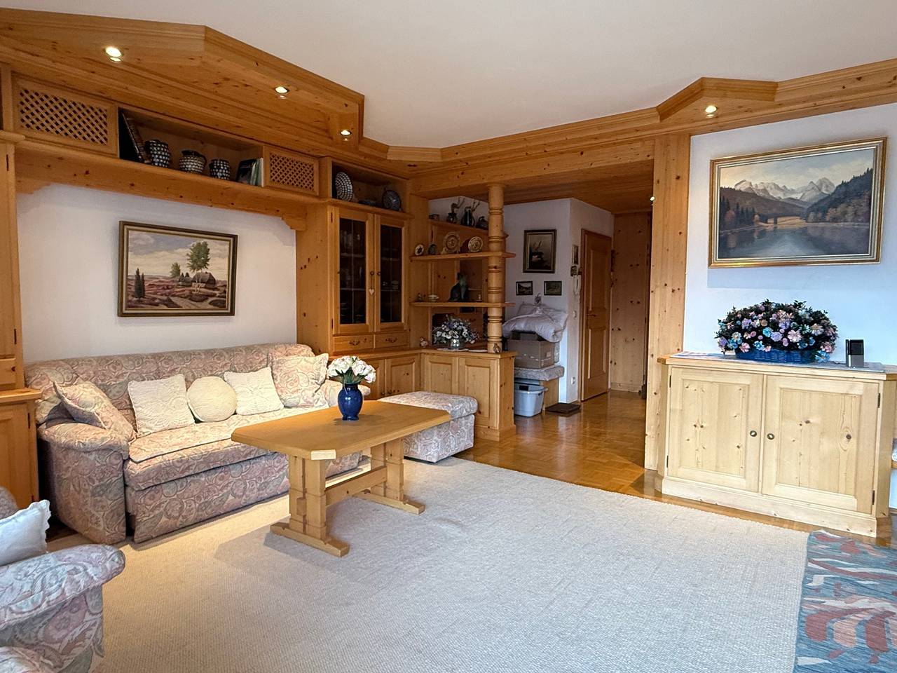 Ganze Ferienwohnung, Bergblick in Farchant, Bayerische Alpen