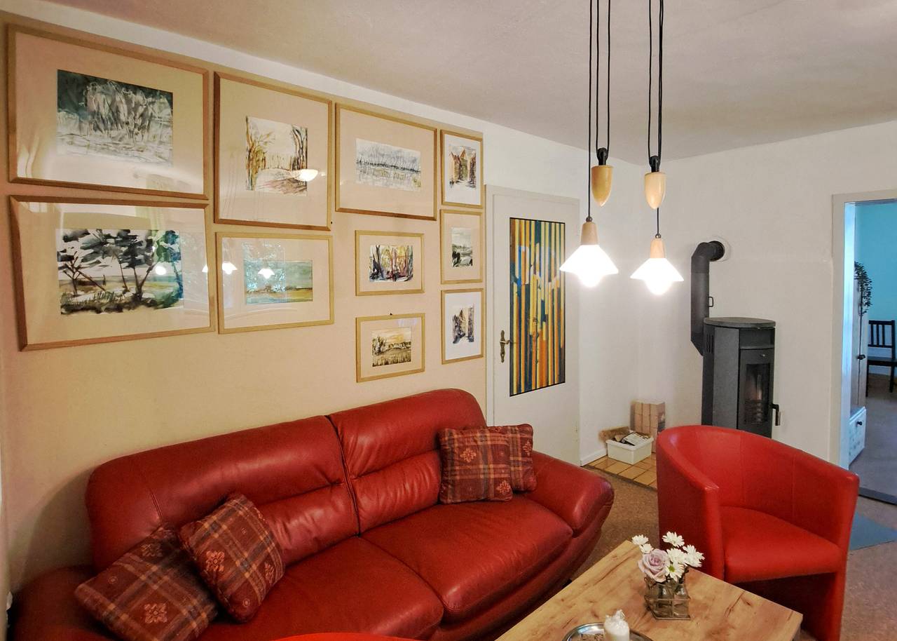 Ganze Ferienwohnung, Räuberstube 90 qm - einsam - ruhig - Insel im Land in Carinerland, Neubukow-Salzhaff