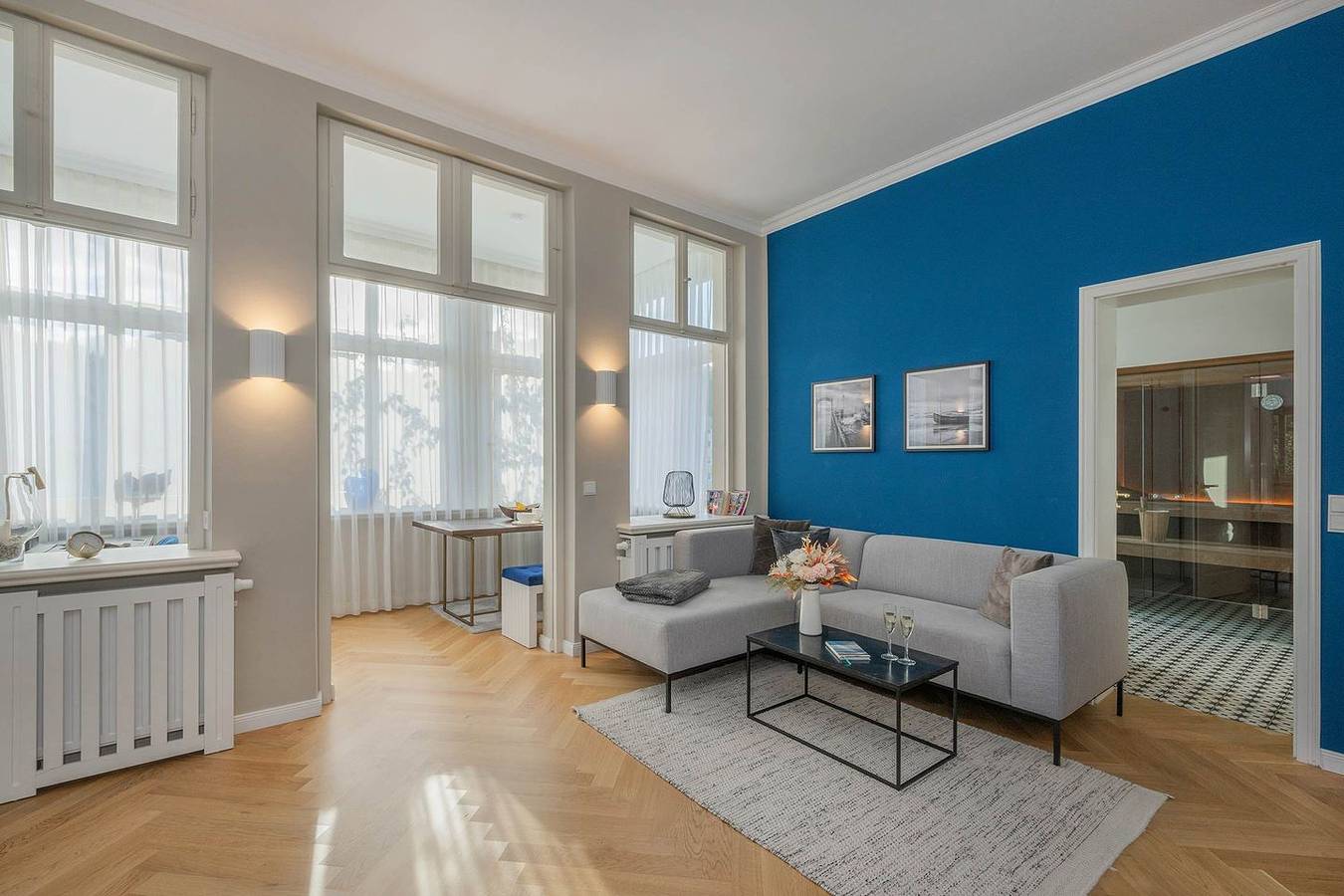 Apartamento entero, Villa Luise 05 - hochwertige Ausstattung mit Sauna und Elektrokamin in Drei Kaiserbäder, Heringsdorf