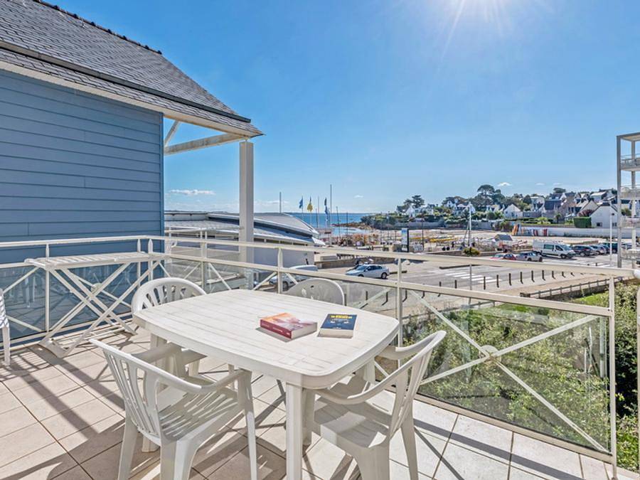 Résidence Le Domaine de Bertheaume - Vacancéole - Piso 6 personas - Camarote 2 piezas 6 personas - Vista al mar in Plougonvelin, Región de Brest