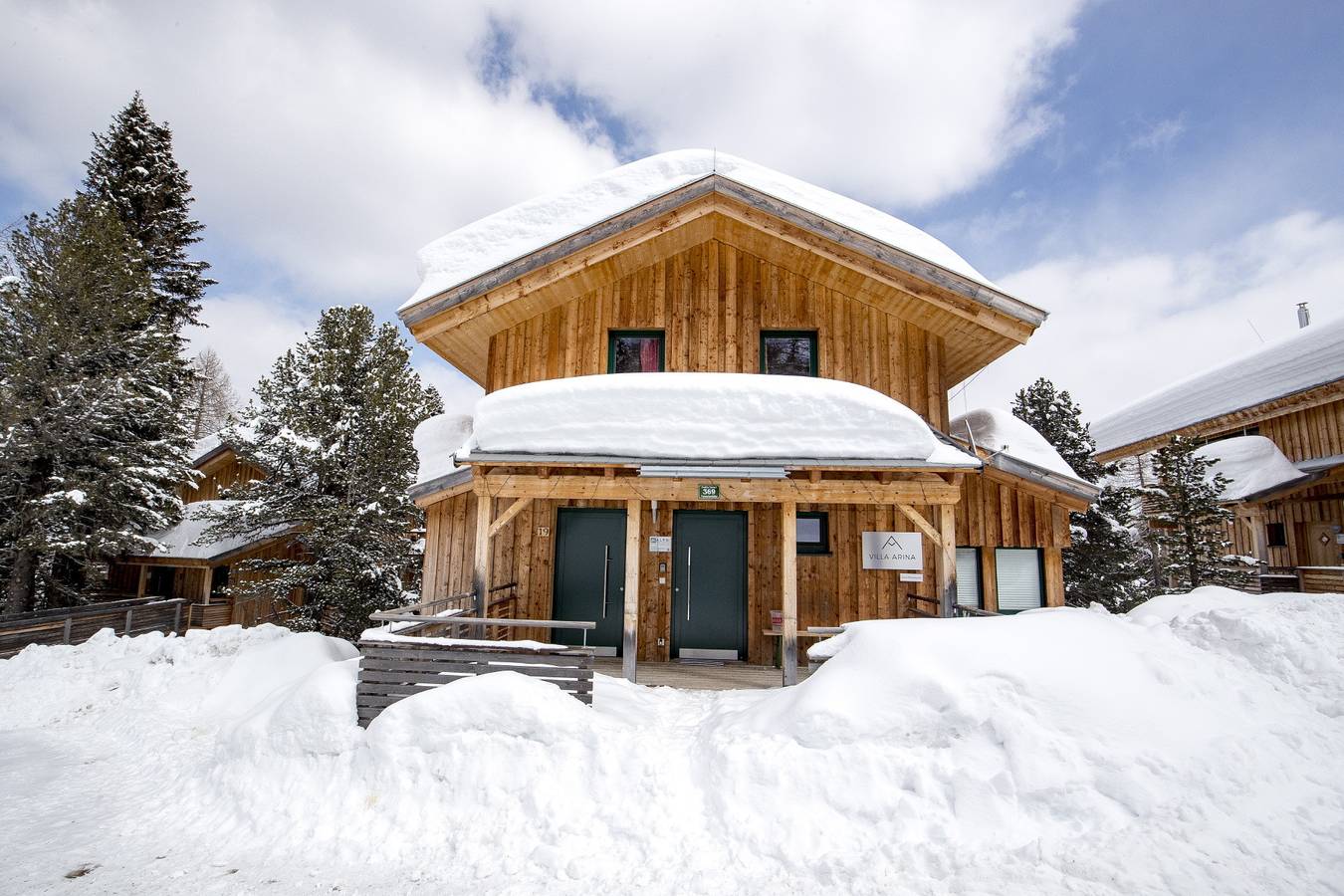 Ferienhaus # 19 mit Ir-Sauna und Whirlpool innen in Stadl-Predlitz, Turracher Höhe