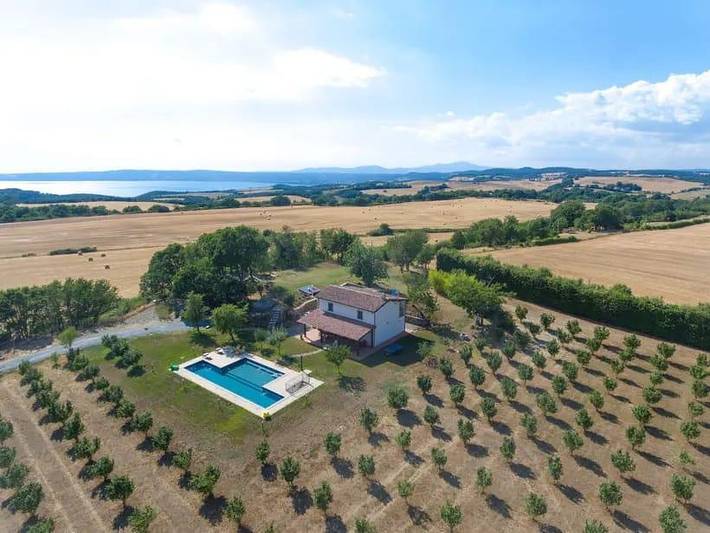 Ferienhaus für 7 Personen, mit Balkon und Pool sowie Garten - 1