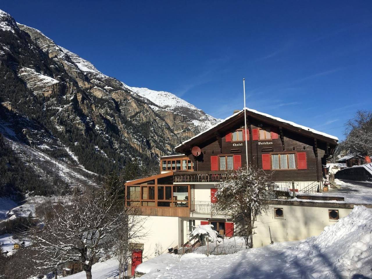Ganze Wohnung, Chalet Veilchen in St. Niklaus, Walliser Alpen