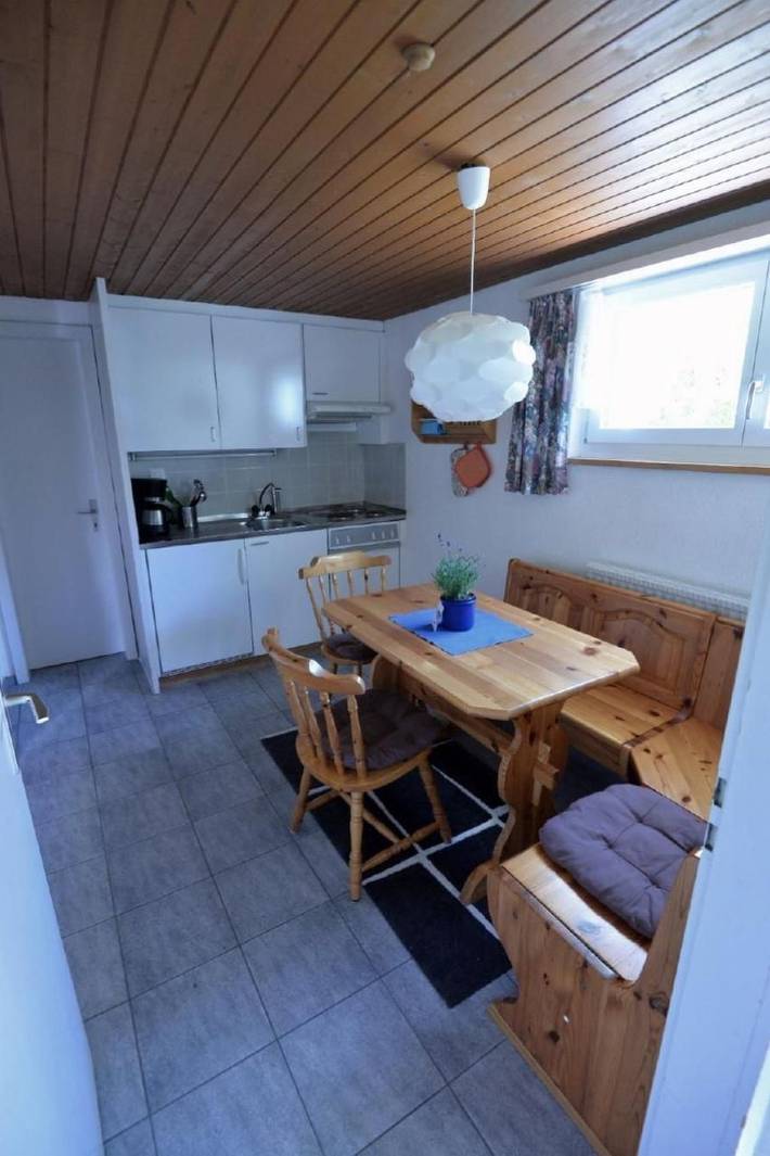 Hütte für 2 Personen, mit Terrasse in Mürren
