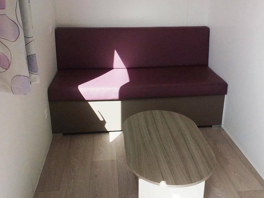 Camping Sites et Paysages - Camping de la Baie - Stacaravan 2 personen - Privilège 1 slaapkamer - Onoverdekt terras - 21 m2 in Pendé, Abbeville en omgeving