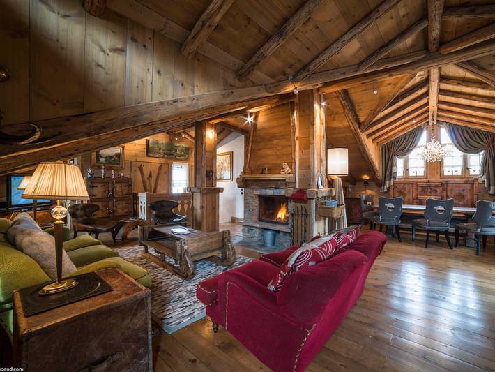 Chalet pour 8 personnes, avec terrasse dans Courchevel 1850