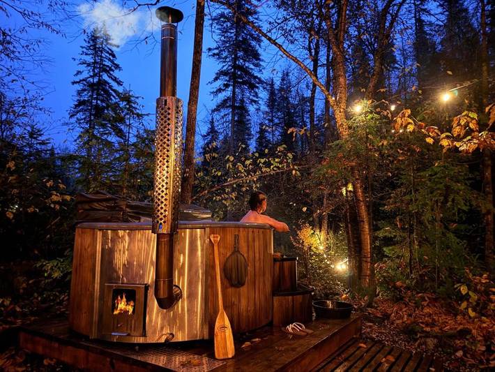 Location de vacances pour 4 personnes, avec vue ainsi que sauna et terrasse, animaux acceptés dans Sainte-Rose-du-Nord - 3