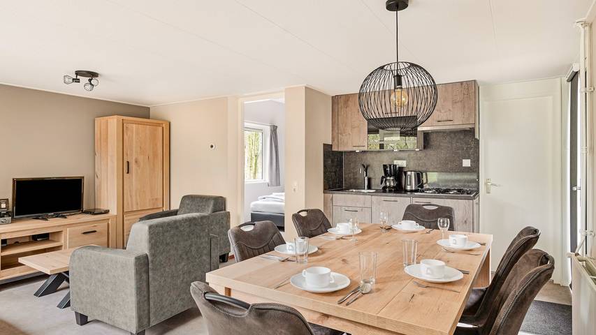 Bungalow voor 6 personen, met Balkon/Terras en Terras op de Veluwe