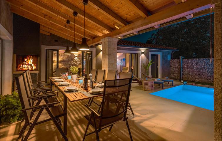 Ferienhaus für 12 Personen, mit Whirlpool und Terrasse sowie Sauna, mit Haustier in Barban - 3