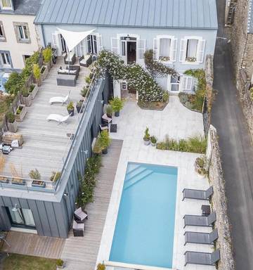 Maison d’hôte pour 2 personnes, avec jardin et piscine, animaux acceptés dans la Manche
