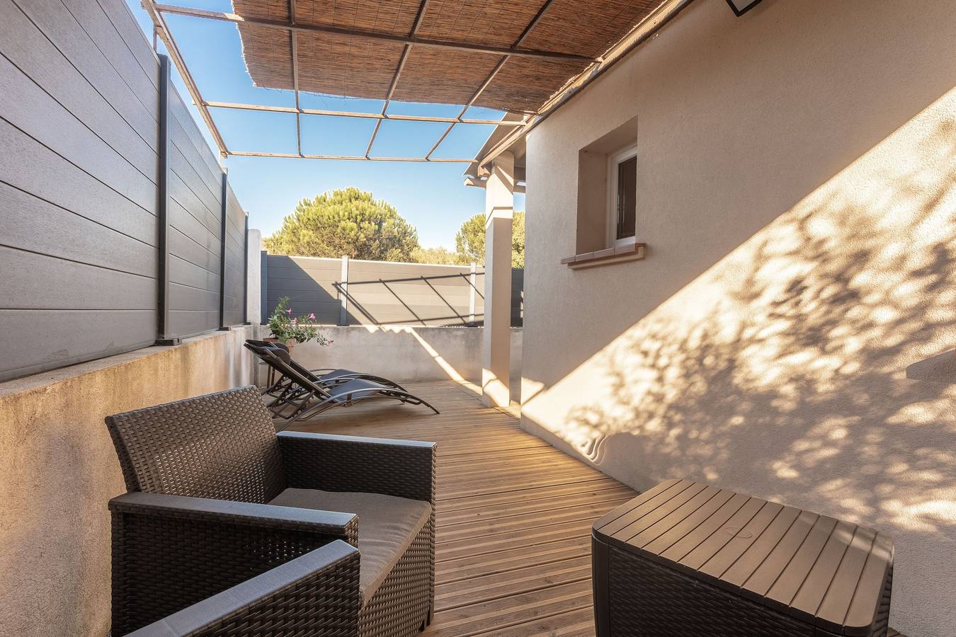 Ganze Wohnung, Apartment 'Les Sables' mit privater Terrasse, Wlan und Klimaanlage in Bormes-les-Mimosas, Parc national Port-Cros