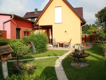 Ferienwohnung für 3 Personen, mit Terrasse und Garten, kinderfreundlich in Korswandt