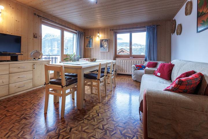 Chalet 'Beppe' mit Bergblick, Gemeinschaftsgarten und Wlan in Bormio Gemeinde, Nationalpark Stilfser Joch