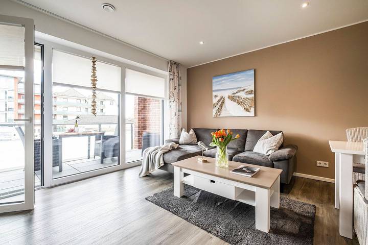 Ferienwohnung für 2 Personen, mit Balkon und Sauna in Büsum