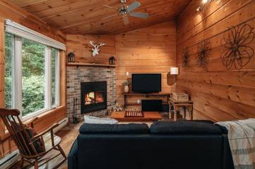 Maison de campagne pour 5 personnes, avec sauna ainsi que jacuzzi et terrasse dans Saint Donat De Montcalm