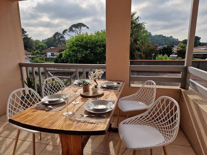 Appartement de vacances pour 4 personnes, avec balcon, animaux acceptés