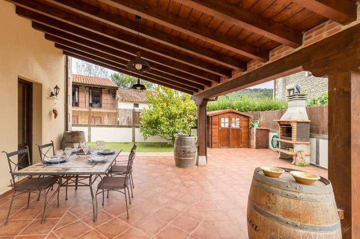 Apartamento para 5 personas, con jardín y terraza en Val de San Vicente